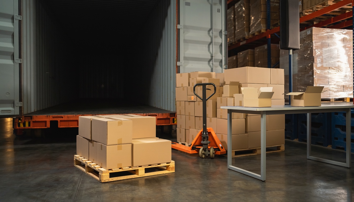 The FBA shipment is not done at the port