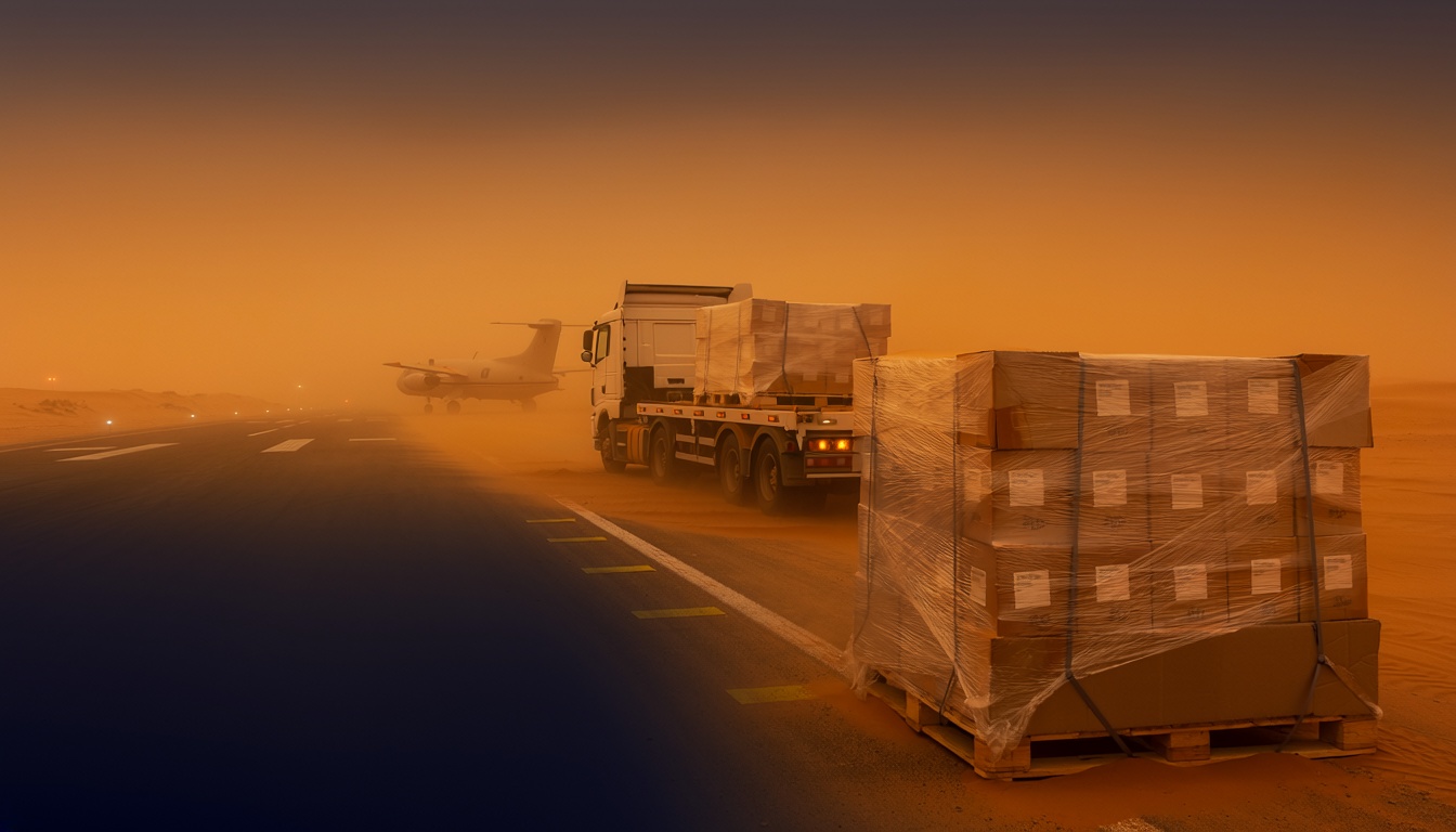 Sandstorm Effects on Air and Road Freight: Shipper's Guide