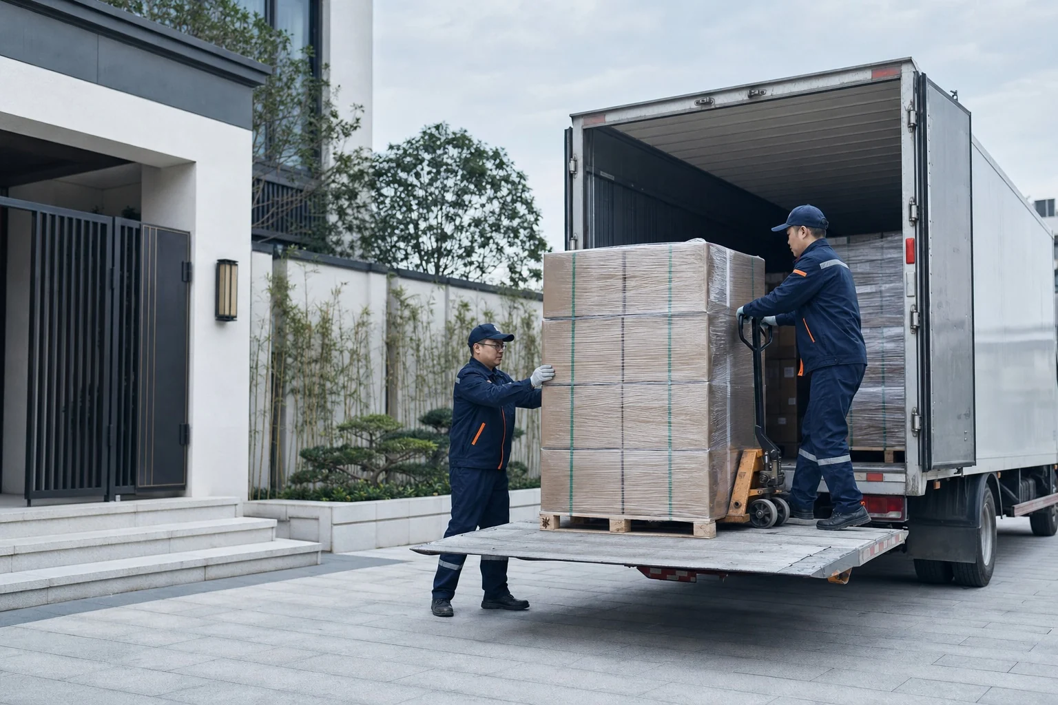 Door-to-door freight delivery