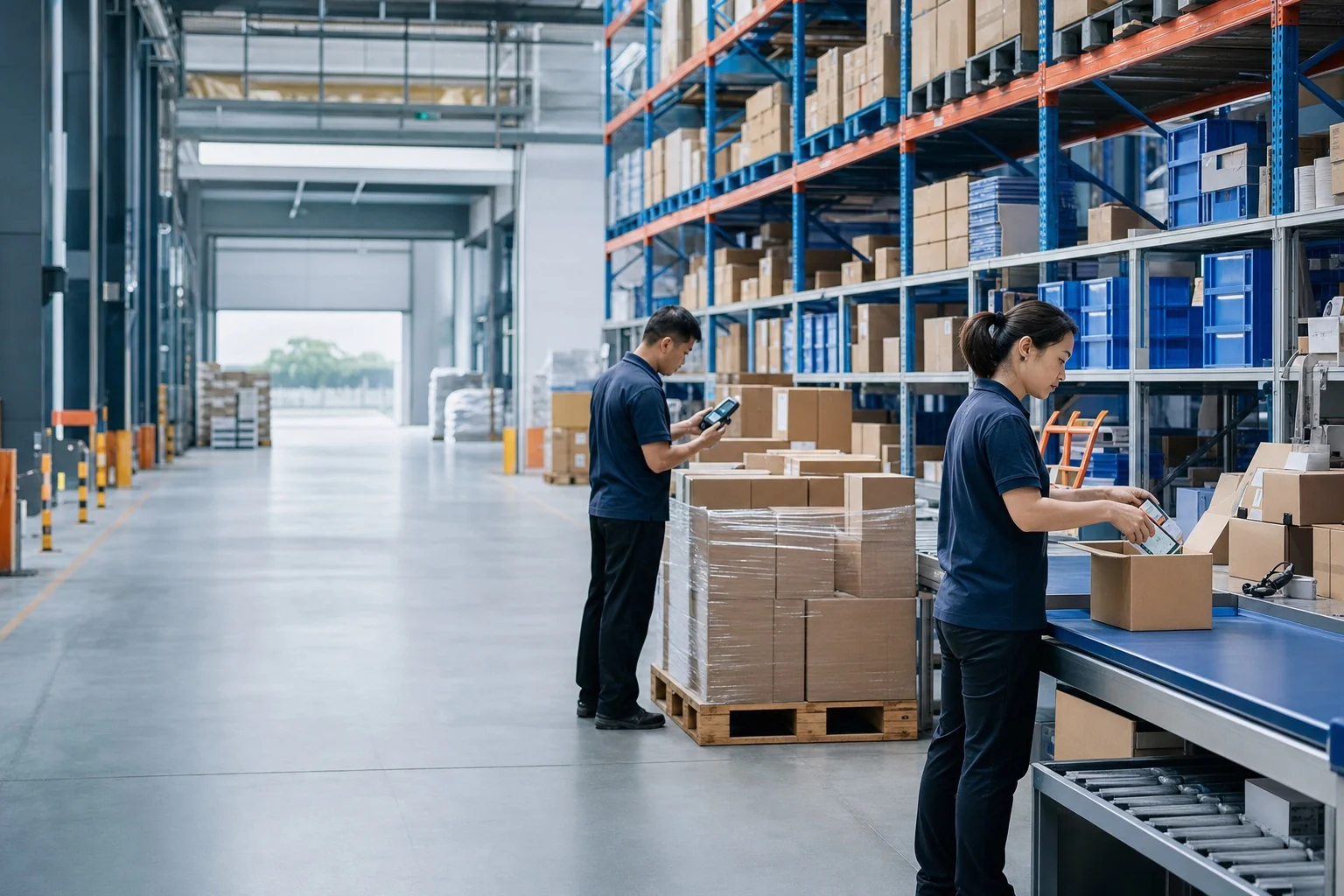 Warehouse fulfillment and outbound preparation